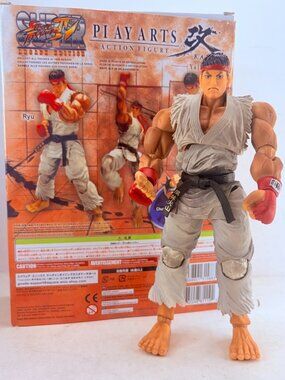 Street Fighter IV Ryu 8 Inch Collectible Action Figure w Accessories Stand Rare